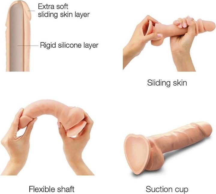Image du produit Strap-on-me Gode réaliste Sliding Skin chair M