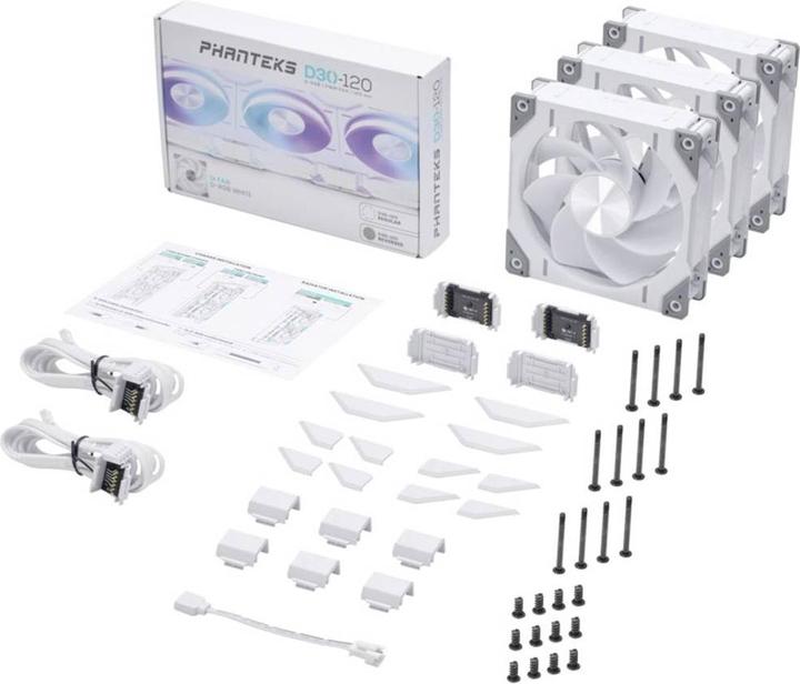 Produktbild Phanteks D30 Reverse Airflow D-RGB (120 mm, 3 x)