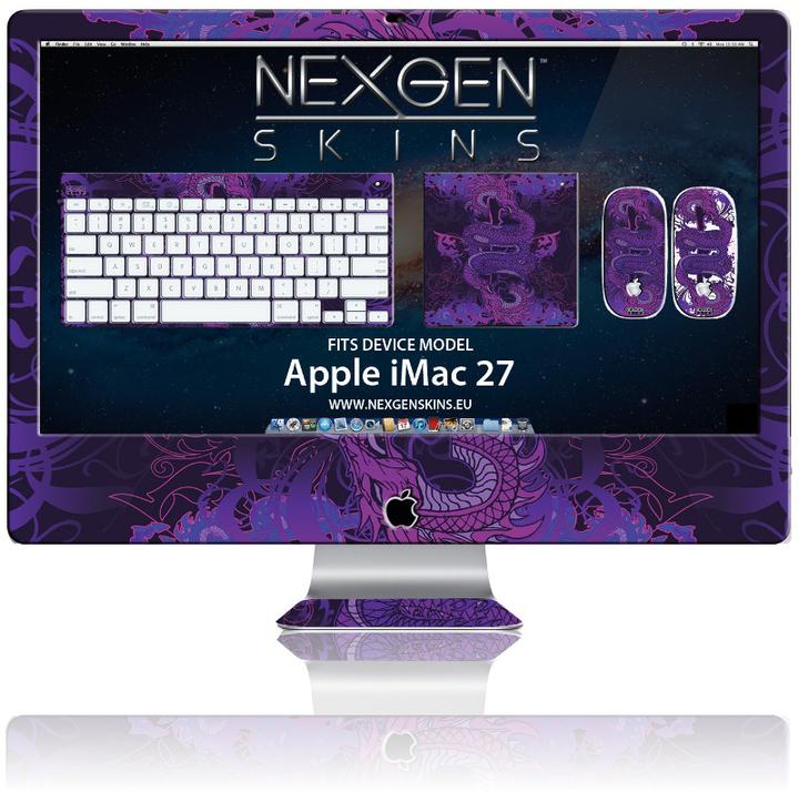 Actual product image Skins iMac 27 3D Sleeve Skin Pack (Serpentine 3D)