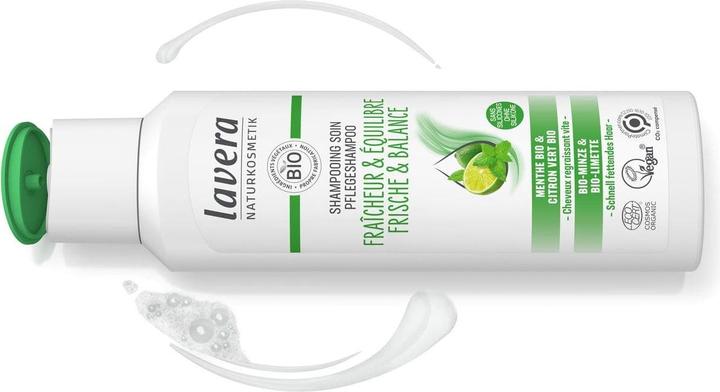 Image du produit Lavera Shampooing Fraîcheur & Équilibre cheveux gras Fl 250 ml (250 ml, Shampoing liquide)