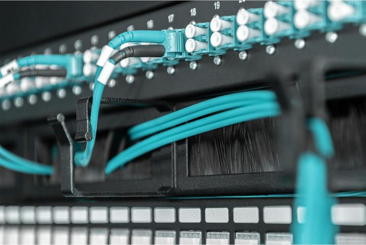 Actual product image Digitus Cable jumper panel for 483mm cabinets