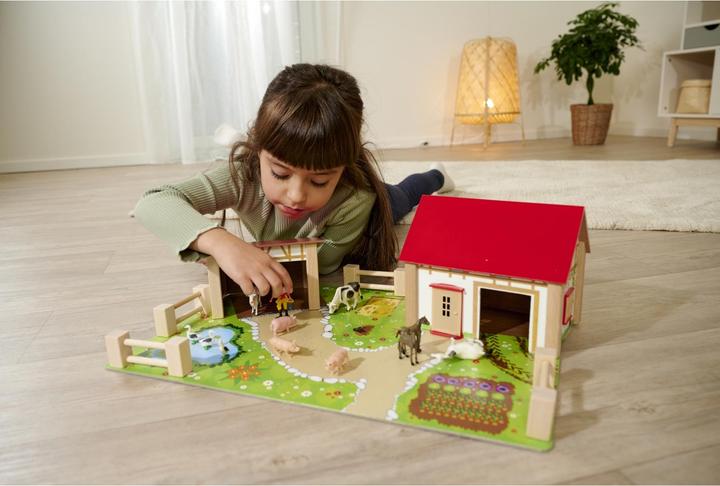 Produktbild Eichhorn Houten Boerderij met Accessoires, 20dlg.