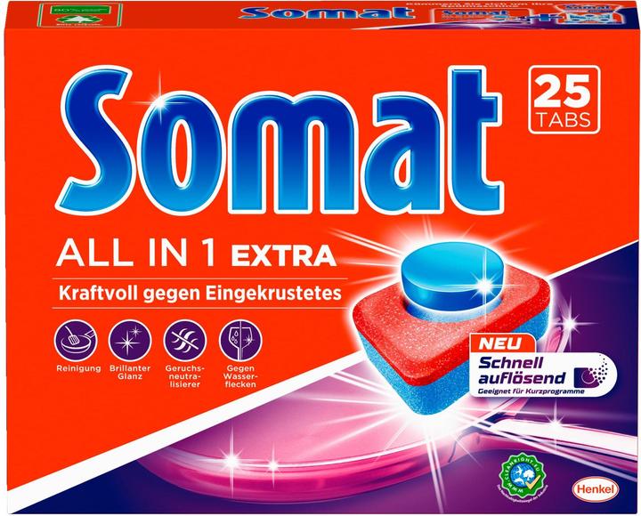 Produktbild Somat All in 1 Extra (Tabs, 25 Waschgänge)