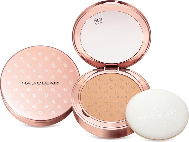 Actual product image Naj Oleari Skin Caress Pressed Powder 03 Sienna 9.5g (03)