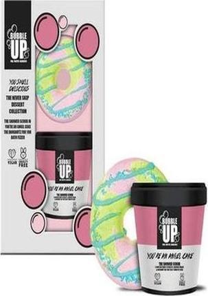 Actual product image Bubble Up Doughnut Bath Fizzer & Shea Shower Scrub