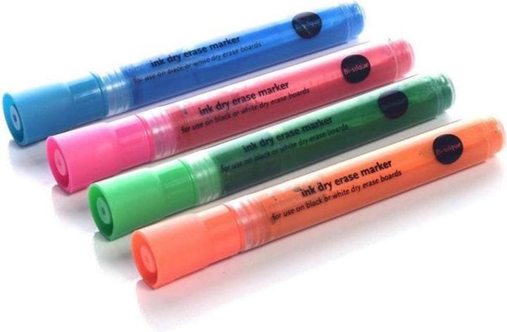 Produktbild Bi-Office Glassboard-Marker Set (Mehrfarbig, 3.80 mm, 4 x)