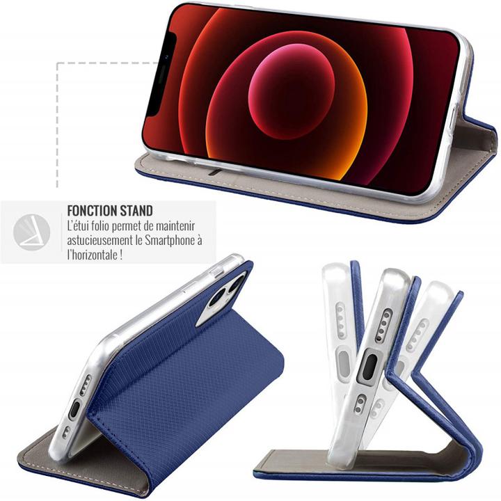 Actual product image OEM Smart Magnet case for Oppo A53s / A53 2020 navy blue (Oppo A53 (2020), Oppo A53s)