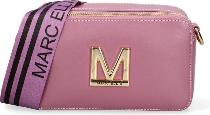 Actual product image Marc Ellis **Damen Umhängetasche Made In Italy - Modell Liviana Prime - 100% Leder** - 20.0 X 12.0 X 8.0 Cm