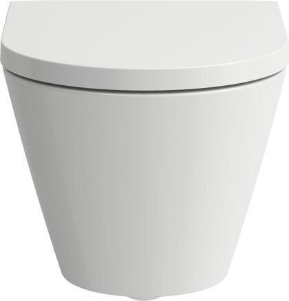 Actual product image Laufen Kartell wall-mounted toilet, low flush, with Silent Flush rimless, 545x370x355mm