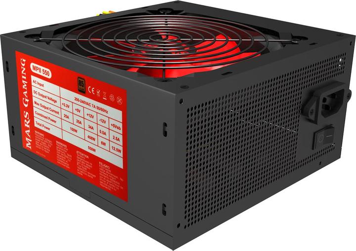 Produktbild Tacens Mars MPII TACMARS-MPII550 Netzteil (550 W, aktiv) (550 W)