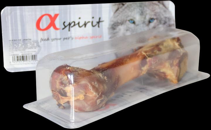 Produktbild Alpha Spirit Serrano Schinken Knochen ganz (Junior, Senior, Adult, 1 Stk., 275 g)