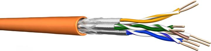 Draka Installation cable UC900 HS23, Cat 7, S/FTP, PiMF, orange, 100m ring (S/FTP, CAT7, 100 m)