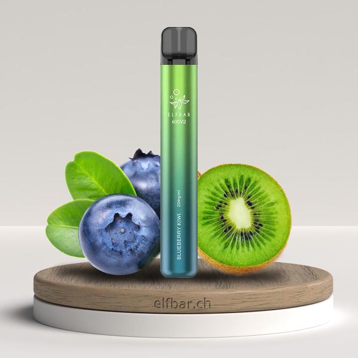 Produktbild Elfbar V2 Blueberry Kiwi (600) (Blueberry, Kiwi)