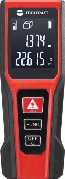 Actual product image Toolcraft Laser distance meter 20 metres (20 m, 650 nm)