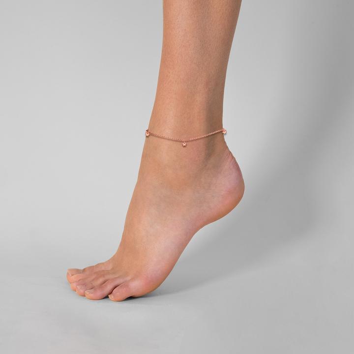 Immagine prodotto Glanzstücke München Stella da donna in argento rosa oro 22,0 cm di base + 3,0 cm di estensione - 23960 (Argento, 22 cm)