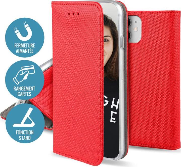 Actual product image OEM Smart Magnet case for Samsung Galaxy A54 5G red (Samsung Galaxy A54 5G)