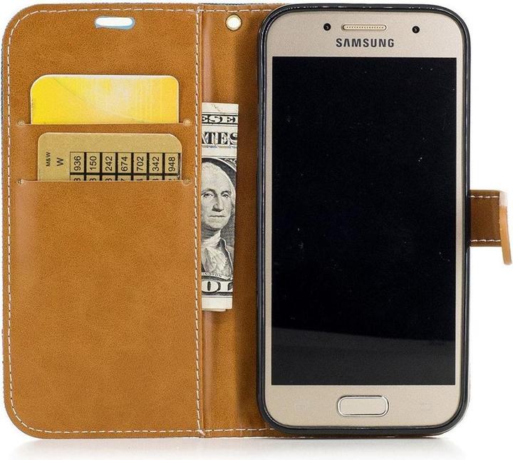 Produktbild König Design Hülle Handy Schutz für Samsung Galaxy A3 (2017) Case Cover Tasche Wallet Etui (Samsung Galaxy A3 (2017))