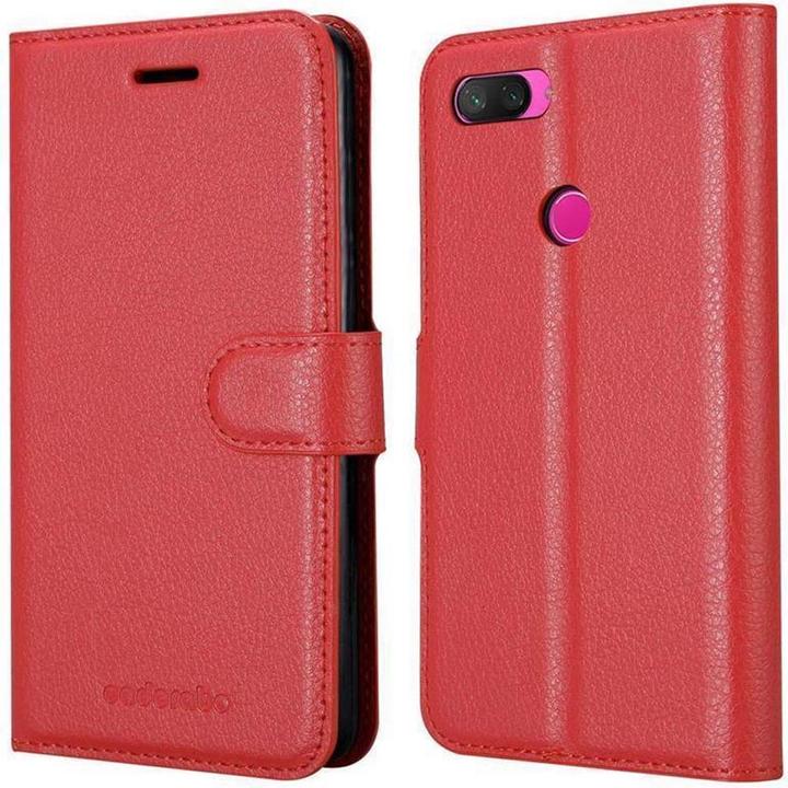 Actual product image Cadorabo Book with stand function cover (Mi 8 Lite)