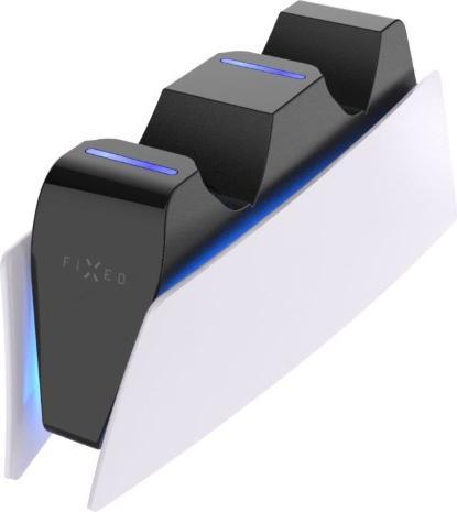 Productafbeelding Fixed Dubbele oplader voor PS5-controller, zwart en wit (PS5)