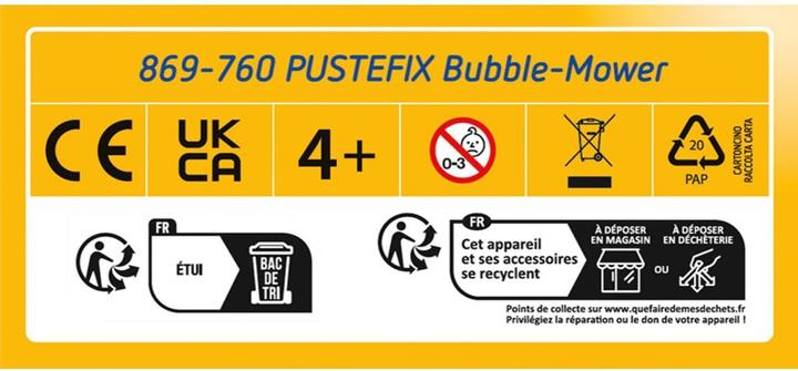 Produktbild Pustefix Rasenm?her Bubble-Mower