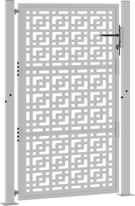 Produktbild VidaXL Gartentor 105x155 cm Wetterfester Stahl Kreuz-Design Zauntor