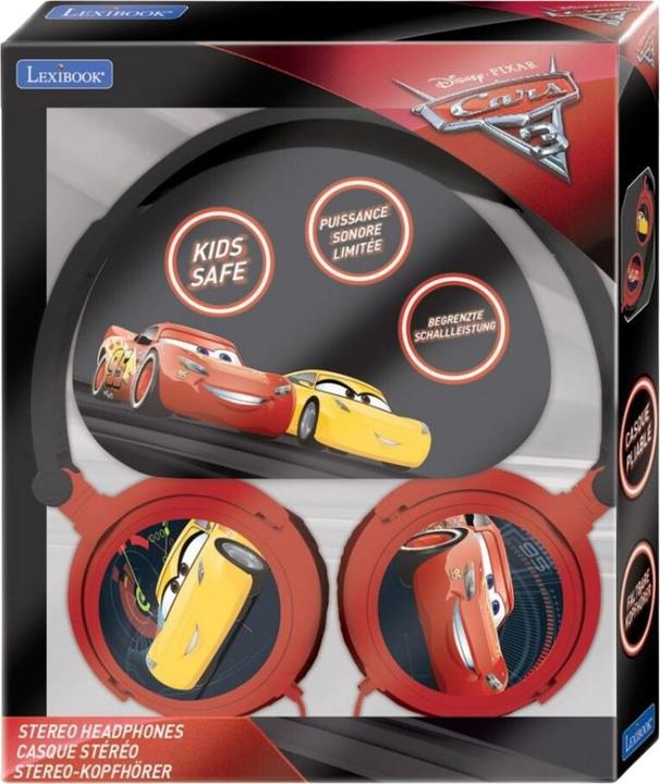 Actual product image Lexibook Cars Stereo Headphones