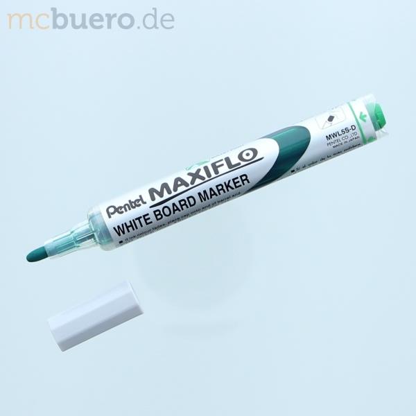 Immagine prodotto Pentel Marcatore Per Lavagna Bianca Maxiflo (Verde, 2 mm, 1 x)