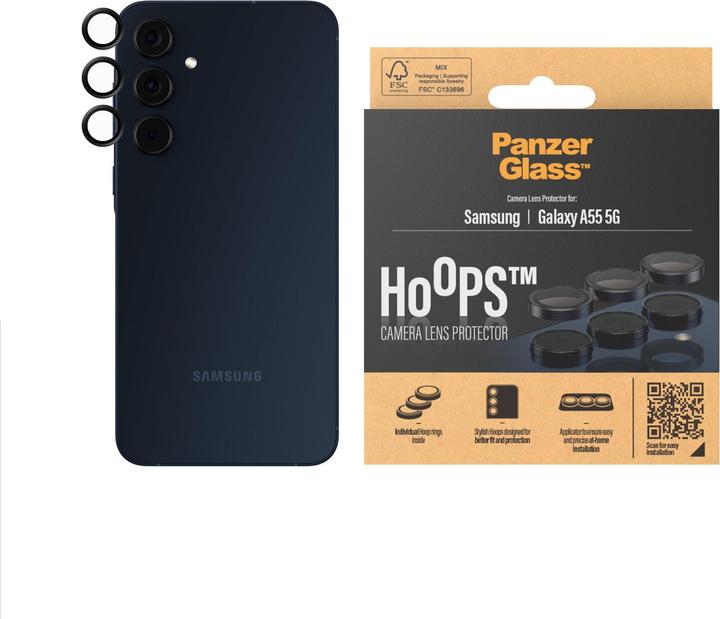 Image du produit PanzerGlass Hoops Camera Lens Protector (1 pièce(s), Samsung Galaxy A55)