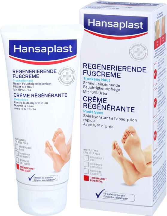 Immagine prodotto Hansaplast Crema piedi rigenerante con 10% di Urea Tb 100 ml (Crema piedi e gel piedi, 100 ml)