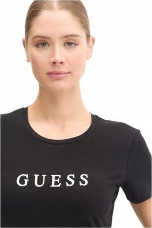 Actual product image Guess Damen T-Shirt New Carrie T-Shirt Schwarz (S)