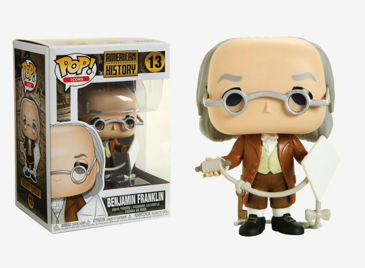 Actual product image Funko POP! - American History: Benjamin Franklin