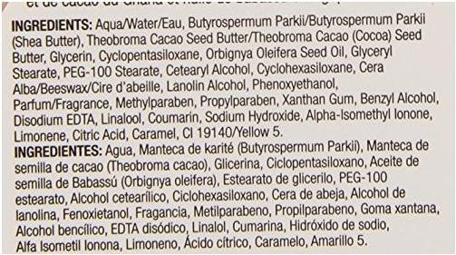 Nutritional values and ingredients Body Shop Shea Body Butter (Body butter, 200 ml)