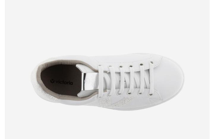 Image du produit Victoria baskets en cuir tennis glitter (37)