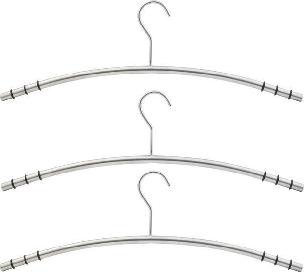 Produktbild Axentia Kleiderbügel, Edelstahl, 3er-Set (3 x)