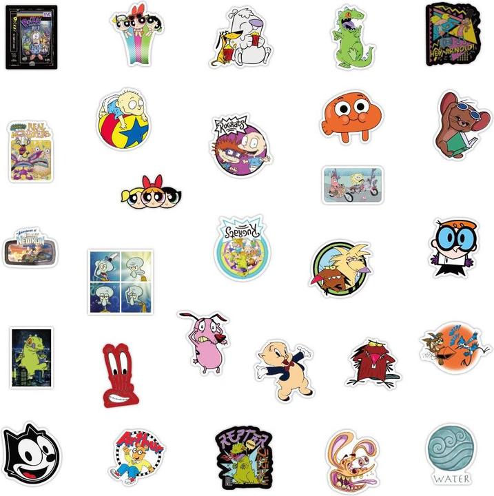 Actual product image JTI Stickers 90s - 50 pcs