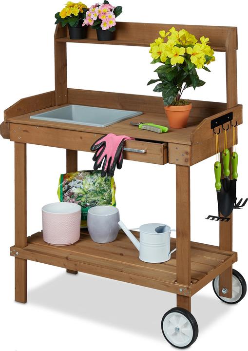 Relaxdays Plant table, 3 Tiers