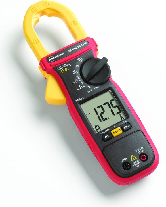 1x Series AMP-220-EUR - True rms current clamp meter