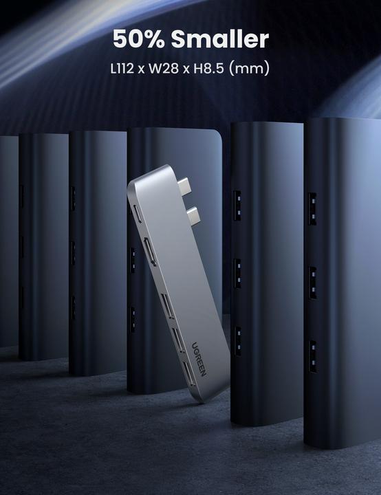 Image du produit Ugreen 5 in 2 -C Hub (USB-C, 5 Ports)