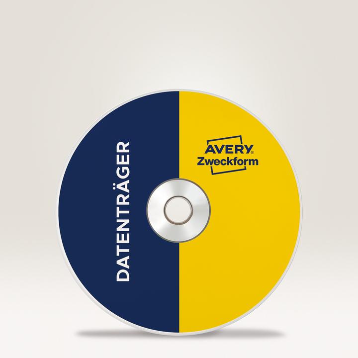 Produktbild Avery CD-Etiketten Supersize
