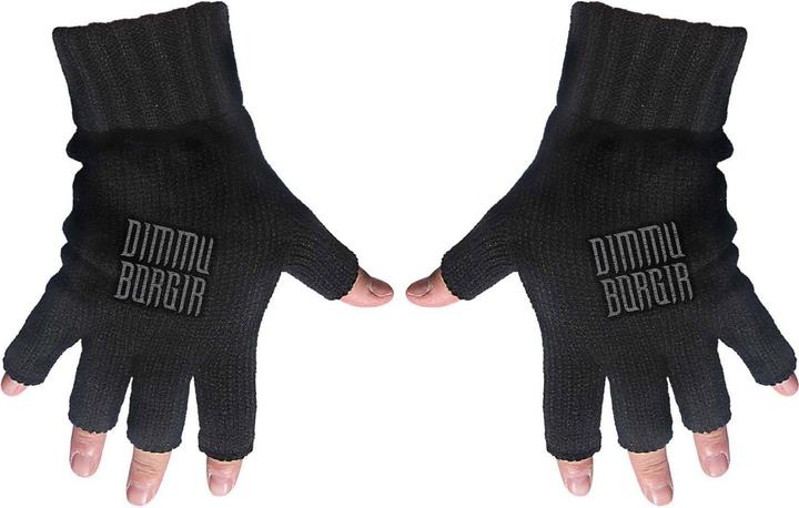Produktbild Dimmu Borgir Erwachsene Logo Fingerlose Handschuhe (One Size)