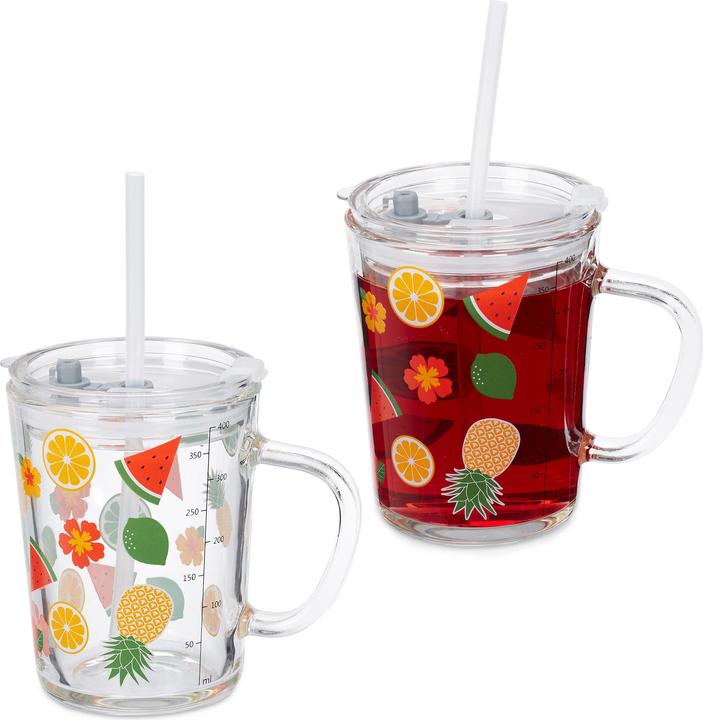 Produktbild Relaxdays 2x Kindergläser