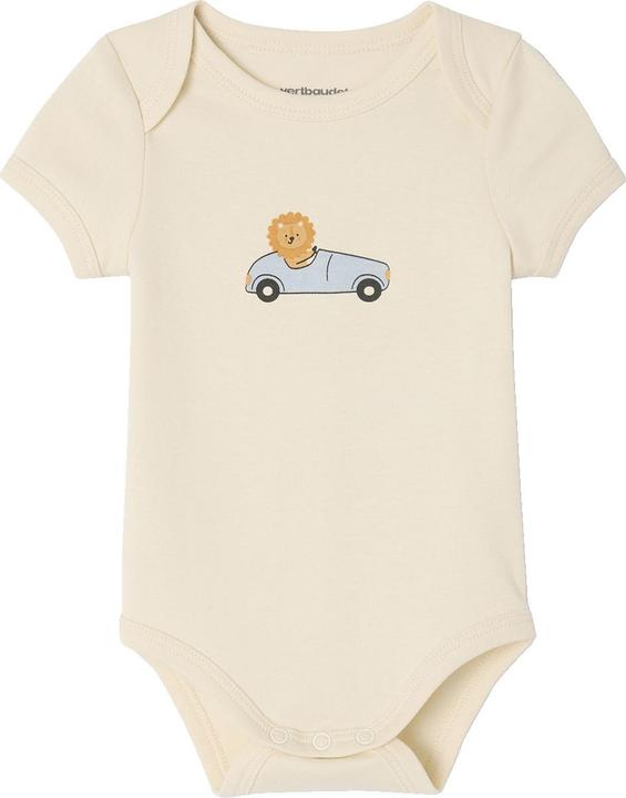 Image du produit Vertbaudet Bio-Kollektion: 5er-Pack Baby Kurzarm-Bodys in Schlupfform (92, 98)