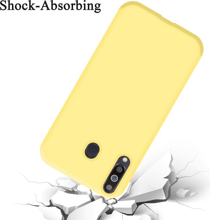 Actual product image Cadorabo TPU Liquid Silicone Case Cover (Samsung Galaxy A40s, Samsung Galaxy M30)