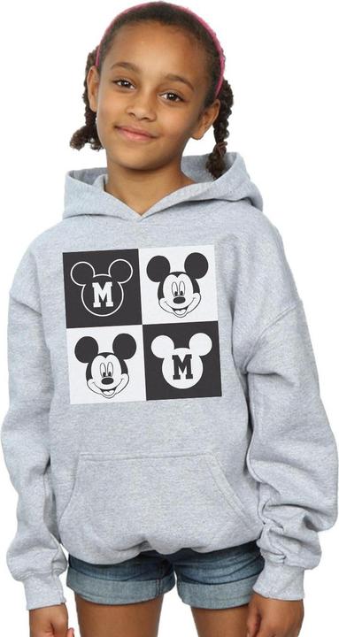Produktbild Disney Mickey Mouse Smiling Squares Kapuzenpullover Mädchen (140, 146)