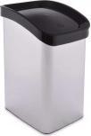 Image du produit Berilo poubelle basculante en plastique argent 12 (12 l)