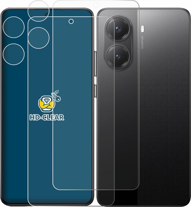 Produktbild BROTECT Schutzfolie Displayschutz Displayschutzfolie Folie Klar Transparent (2 Stück, Xiaomi Poco X7 Pro)