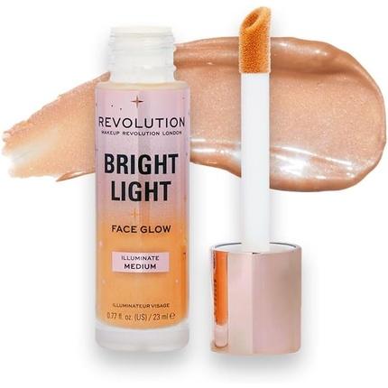 Image du produit Makeup Revolution Bright Light Face Glow Teint éclaircissant pour la peau Finition éclatante Illuminate Medium (Illuminate Medium)