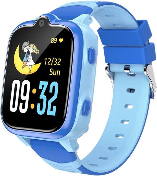 Actual product image Blackview Z10 (Connected Watch for kids - 1.83" - 4G Sim Support - 4G Video Calling - IP67) Blue