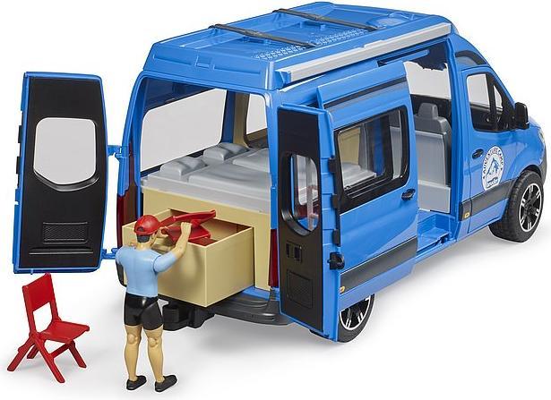 Actual product image Bruder MB Sprinter Camper mit Fahrer