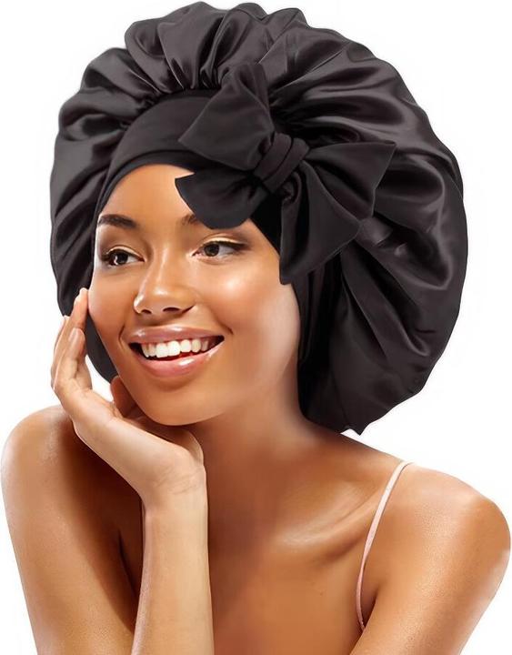 X-Tac Bonnet de nuit en satin pour cheveux